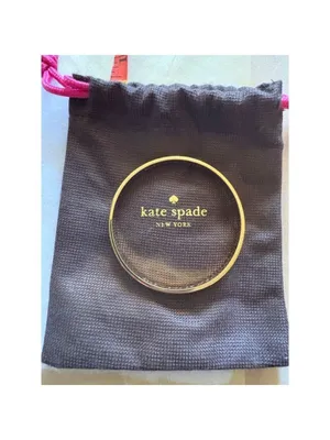 Kate Spade Gold Tone "It's Written In The Stars" Bangle Bracelet One Size thumbnail 4