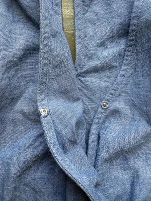 Ann Taylor Loft Denim Color Romper Small  thumbnail 10