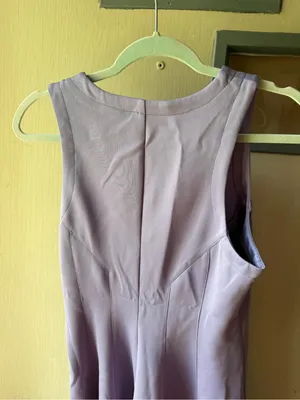 Bar III Lavender Sleeveless A-Line Skirt with Front Zip thumbnail 6