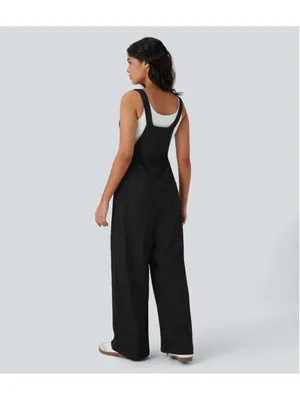 Halara Pockets Casual Overalls Size M thumbnail 3