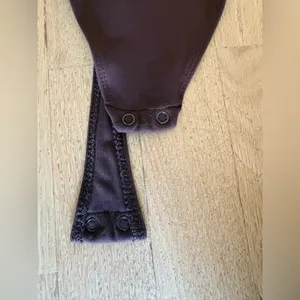 Aritzia Babaton Chocolate Brown Short Sleeve Bodysuit thumbnail 3