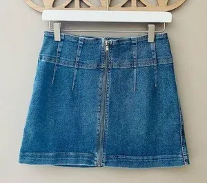 Free People Virgo Mini Skirt Sz 29 thumbnail 1