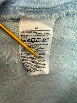Old Navy Women 100% Cotton Chambray Denim Spaghetti Adj Strap Summer Dress thumbnail 4