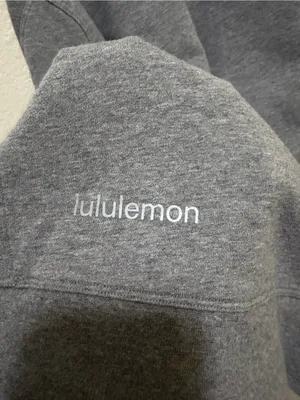 Lululemon Gray Oversized Crewneck Hoodie M/L thumbnail 3