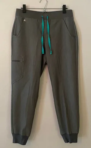 FIGS Graphite Gray Zamora Jogger Scrub Pants Uniform Women's size Small Petite thumbnail 1