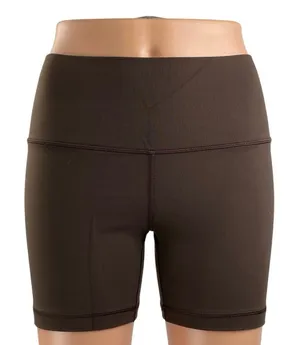 Aritzia TNA Brown High Rise Yoga Workout Gym Running Athletic Biker Shorts Sz S thumbnail 1