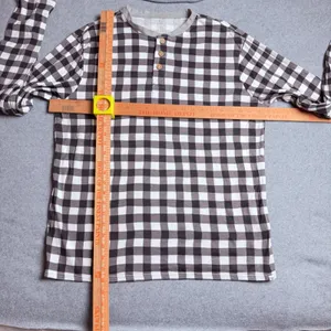 Honest Baby Clothing Black/White Matching Pajama Set Organic Cotton Men L Wmn S thumbnail 15