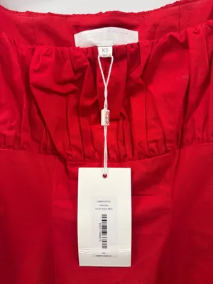 Caroline Constas Augusta Drop Waist Maxi Dress High Risk Red Womens Size XS thumbnail 8
