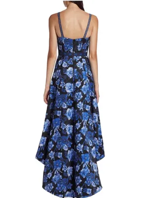 Alice + Olivia Women's Florence High Low Gown 4 thumbnail 5
