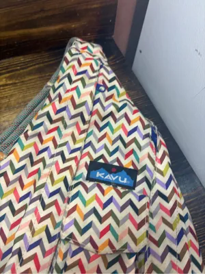 Kavu chevron print sling bag thumbnail 3