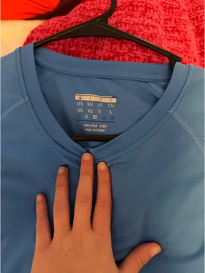 Long Sleeve Blue Size XS thumbnail 2