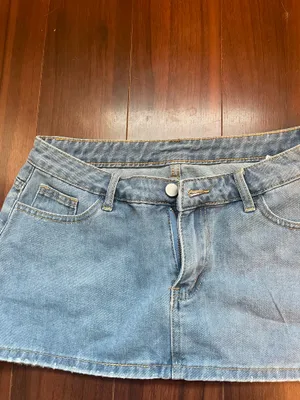 Jean Mini Skirt Shein thumbnail 3