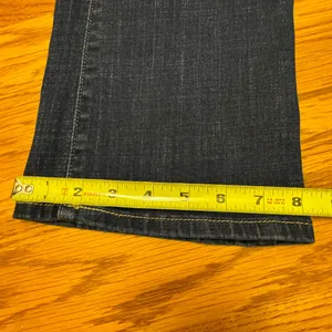 Levi's Jeans Womens 26 Classic‎ Boot Mid Rise Dark Wash Western Blue Denim thumbnail 10
