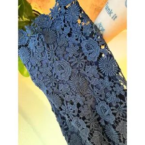 Lulu's Love Poem Navy Blue Floral Lace Sleeveless Cocktail Dress NEW Size XXS thumbnail 7