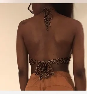 Cheetah Halter Top Multi thumbnail 3