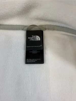 The North Face Light Gray Full-Zip Fleece Jacket thumbnail 6