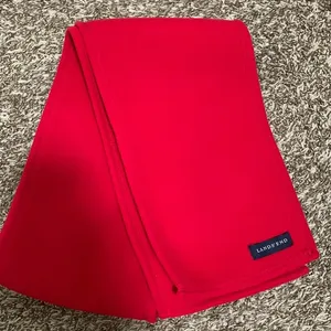Lands’ End sweater material cozy red warm scarf unisex thumbnail 1