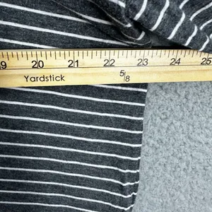 american eagle top womens small gray striped soft & sexy boxy oversized‎ boho thumbnail 4