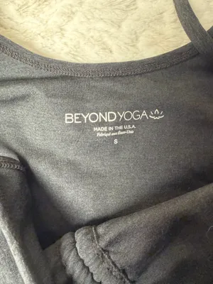 Beyond Yoga Space Dye Tank crop with ruching  thumbnail 4