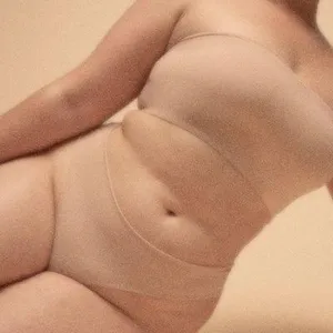 NWT fits everybody bandeau bra clay NUDE thumbnail 4