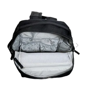 Red Rovr Navy Blue Canvas Backpack Multi Pocket Daily Commuter Bag thumbnail 4