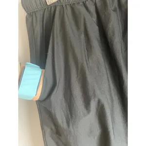 A new Day Black maxi‎ skirt boho drawstring size medium Pockets Minimal Neutral thumbnail 7