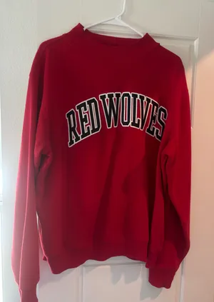 Arkansas State Red Wolves Mockneck Size M thumbnail 1