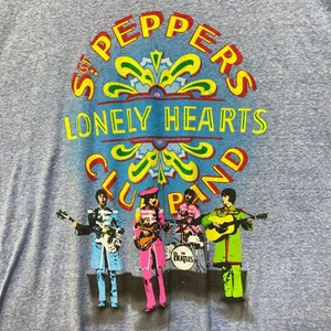 The Beatles Sgt Peppers Lonely Hearts Club Band Rock Tee 4X thumbnail 2