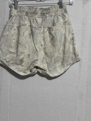lululemon athletica Beige Camo Athletic Drawstring Shorts thumbnail 3