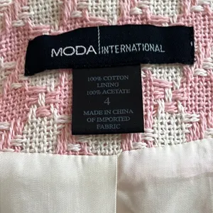 Moda International Suit Set Pink Size 4 thumbnail 8