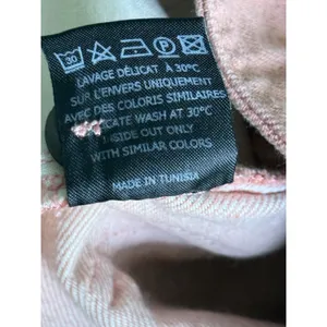 Isabel‎ Marant High Waisted Belted Jeans Size 36 (US 4) Pink Straight Leg thumbnail 6