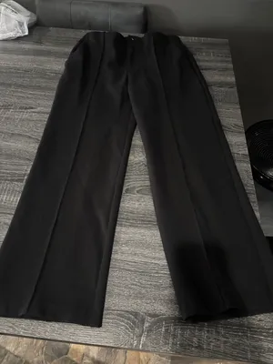 Banana Republic Black Boot-Cut Dress Pants thumbnail 1