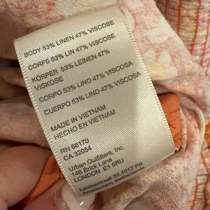 FREE PEOPLE Show‎ Me Love Romper in Orange size XS thumbnail 9