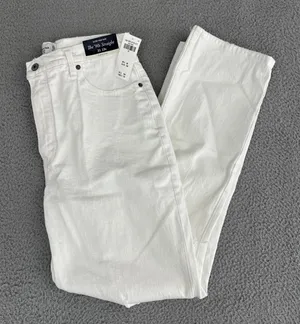 NWT Abercrombie‎ & Fitch Curve Love The 90s Straight Jeans Women's 12/31 x 29.5 thumbnail 1