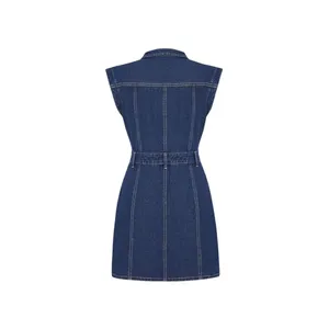 Modcloth NWT Cider Denim Sleeveless Button Down Mini Dress Medium / 6 thumbnail 5