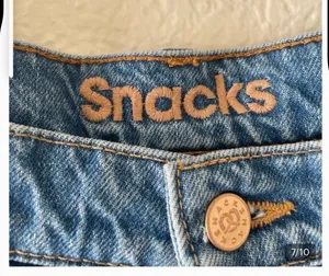 Mother Snacks Pleated Fun Dip Puddle Jeans thumbnail 6