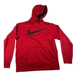 ✅ Nike Crimson Hoodie with Ebony Swoosh excellent condition women size M thumbnail 4