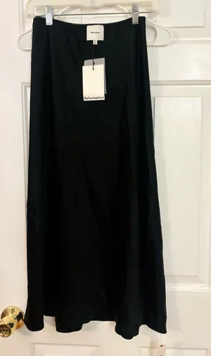 Reformation Black Skirt thumbnail 1