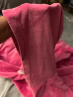 SERRA Plush Pink Lounge Set - Hooded Top & Wide Leg Pants size XL 16/18 thumbnail 3