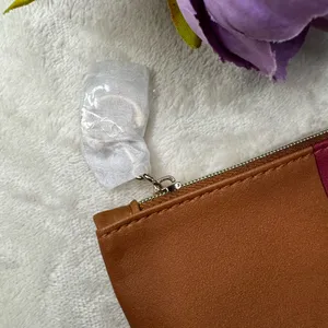NEW Ipsy Striped Tan Cosmetic Bag thumbnail 6