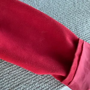 Vintage Coaco Red Faux Suede Chore Coat Utility Jacket Fully Lined Size Small thumbnail 10