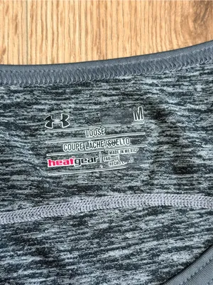 Under Armour Men's Gray Heather Performance Tank Top‎ thumbnail 3