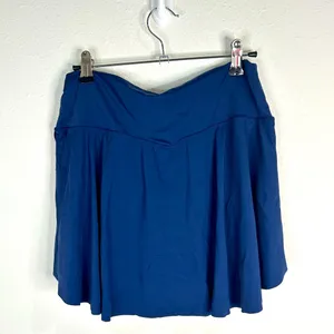 Women's Navy Blue Swim Skort Shorts Large Athletic Swimwear Modest Summer Beach thumbnail 6