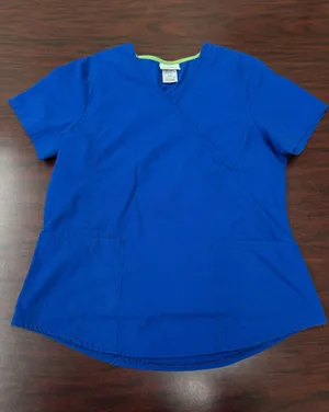 Scrubstar Electric Blue Scrub Top Size Small thumbnail 1