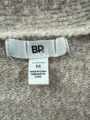 bp Light Taupe Cropped V-Neck Button Cardigan thumbnail 3
