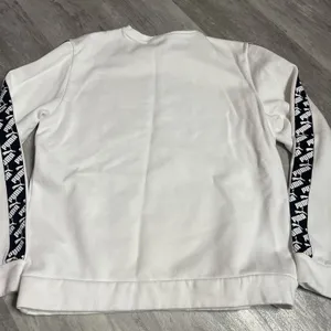 PUMA Crew Neck Spellout Jumper Sweatshirt Womens L‎ White Bag 6 thumbnail 5