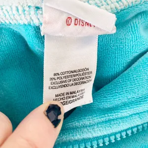 DISNEY Vintage Winnie‎ Pooh Christmas Maxi Nightgown Pullover Robe Blue Womens L thumbnail 7