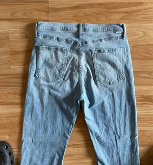 Awesome Mother Denim The Tripper Ankle Fray Jeans in Island Time - Sz 32 thumbnail 9