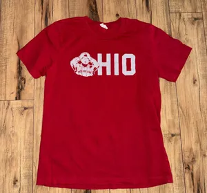 Bella Canvas Red Ohio State Graphic T-Shirt 88 thumbnail 1