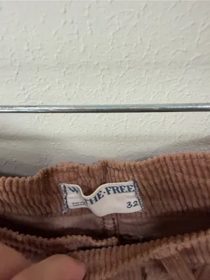 Free people Good Luck Mid-Rise Cord Barrel Jeans thumbnail 6